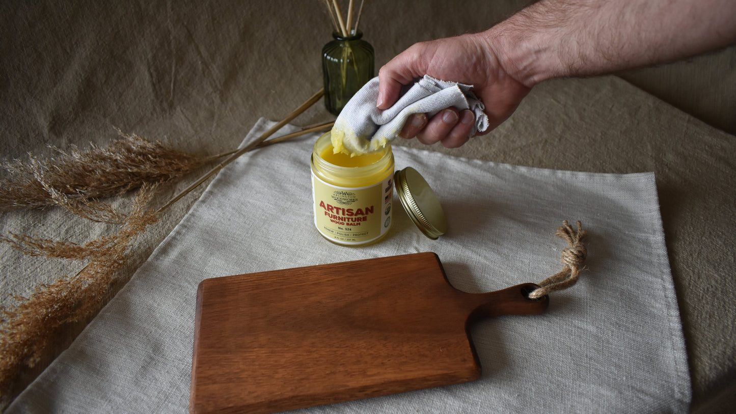 No. 524 Wood Balm – Natural Furniture Conditioner & Polish