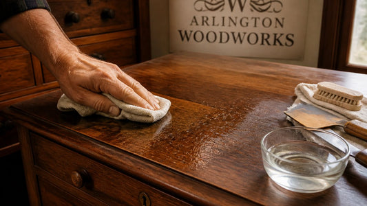 How Do You Remove Sticky Residue From Vintage Wood?