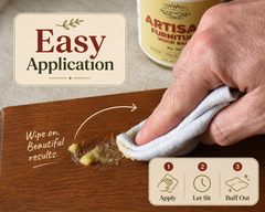 Applying Arlington Woodworks Wood Balm