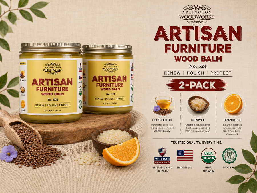 Artisan Furniture Wood Balm No. 524 — 2 Pack