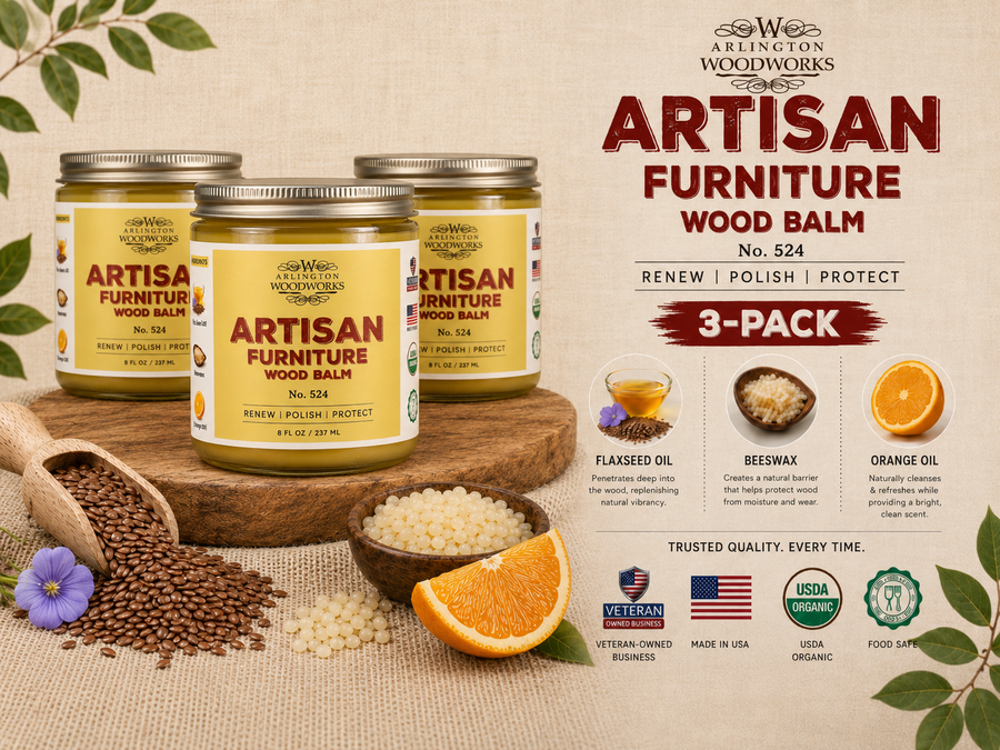 Artisan Furniture Wood Balm No. 524 — 3 Pack