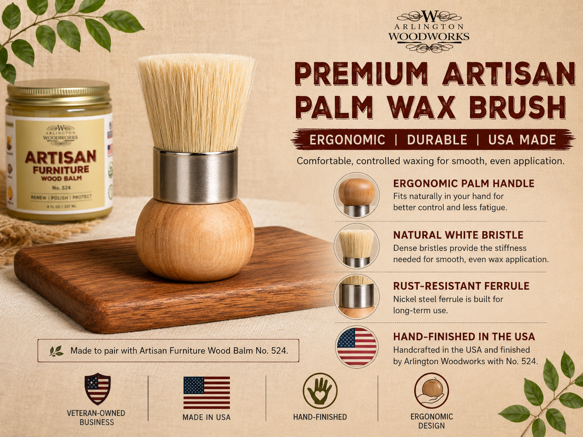 Premium Artisan Palm Wax Brush